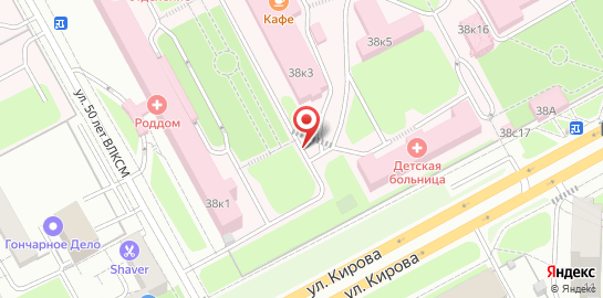 Студия эпиляции SAHAR&VOSK на улице 50 лет ВЛКСМ в Подольске на карте