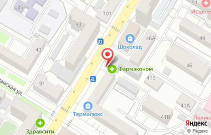 Магазин овощей и фруктов на улице Бутина на карте
