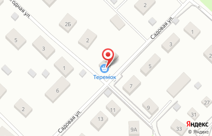 Продуктовый магазин Теремок на Ягодной улице на карте