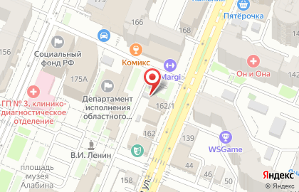 Шиномонтажная мастерская Запаска на Ленинской улице на карте