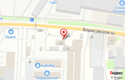 Официальный партнер Газпром нефть Опти на Борисовском шоссе на карте