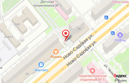 Киоск по продаже печатной продукции Роспечать на Ново-Садовой улице, 24/1 киоск на карте