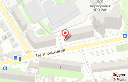 Магазин разливного пива Хмельбург на Путиловской улице на карте