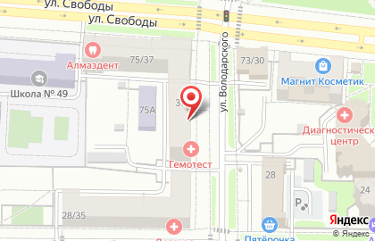 Туристическое агентство Яроблтур на улице Володарского на карте