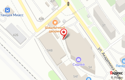Парикмахерский салон Дуэт на улице Академика Павлова на карте