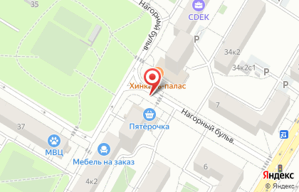 Супермаркет Пятёрочка в Москве на карте