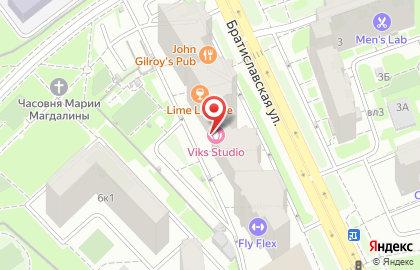 Дистрибьюторская компания косметики и бытовой химии Платинель Косметик на Братиславской улице на карте