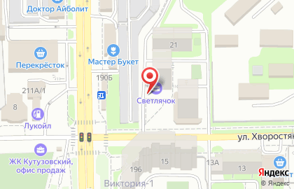 Магазин светотехники и люстр Светлячок на проспекте Дзержинского на карте