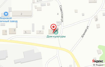 Дом культуры с. Боровое на карте