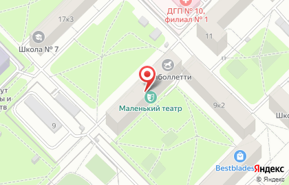 Студия движения Ось на карте