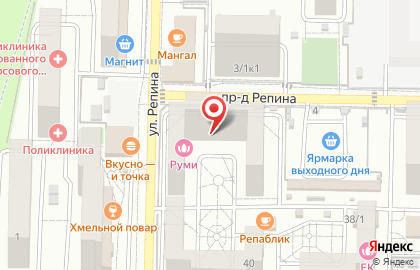 Открывашка в Прикубанском округе на карте