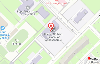 Танцевальная студия Звезда на улице Фотиевой, 14 к 1 на карте