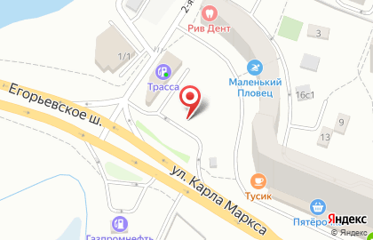 АЗС Трасса на улице Карла Маркса на карте