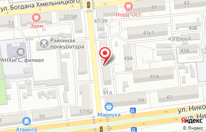 АПС на Волжской улице на карте