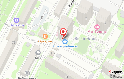 Магазин Красное & Белое в Москве на карте