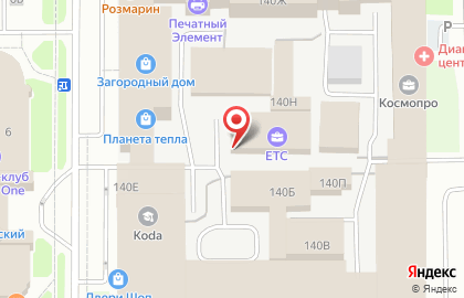 Оптовая фирма по продаже химического сырья ЕТС на Ленинском проспекте на карте