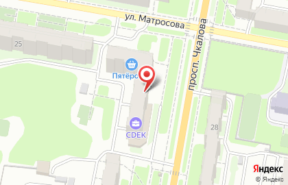 Стоматологическая клиника Дантист на проспекте Чкалова на карте