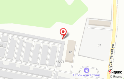 Автокооператив Заволжского района на Хрустальной улице на карте