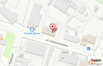 Компания Центр Цемент на улице Шапошникова на карте
