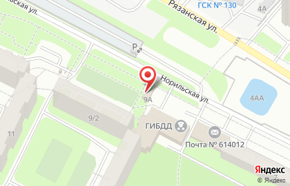 Продуктовый магазин в Перми на карте