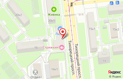 Ателье Любой Сложности на Тихорецком проспекте на карте