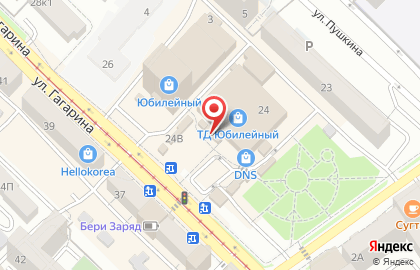 Сеть фастфудной продукции Street food в Железнодорожном районе на карте