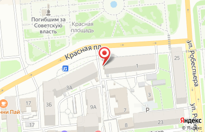 Аптека Аптека от склада на Красной площади на карте
