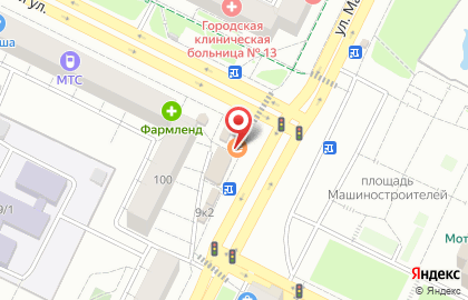 Кафе быстрого питания Шаверма по-Питерски на Первомайской улице на карте