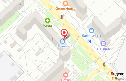 Многопрофильная фирма ГРАНТА-недвижимость в Советском районе на карте