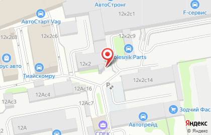 Компания по производству спецодежды на заказ Евромэйк на карте