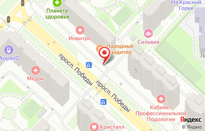 Строймаркет на проспекте Победы на карте
