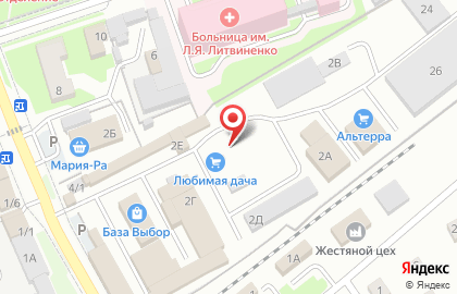 Магазин Любимая дача в Новоалтайске на карте
