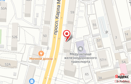 Банкомат Восточный на проспекте Карла Маркса, 61 на карте