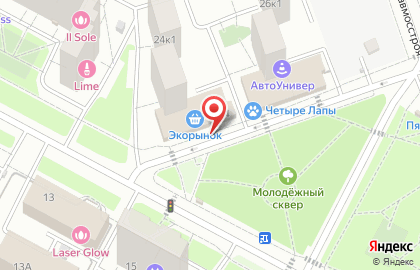 Мясной дворик на Солнцевском проспекте на карте