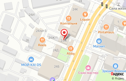 Площадка 1900 на Кольцовской улице на карте