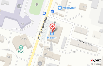 Фирма по аренде помещений по аренде помещений на улице Космонавтов на карте