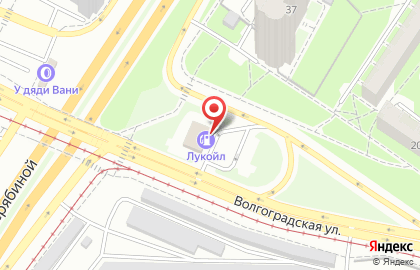 Лукойл-ликард на Волгоградской улице на карте