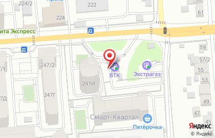 Автостоянка в Воронеже на карте