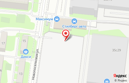 Городская Ритуальная Служба на Новопоселковой улице на карте