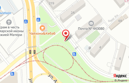 Автостоянка в Самаре на карте