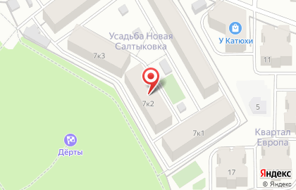 Усадьба Новая Салтыковка, ООО ХАНТ-ХОЛДИНГ на Школьной улице на карте