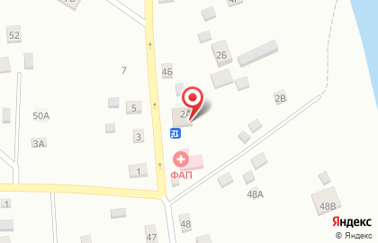 Берёзка на Заречной улице на карте