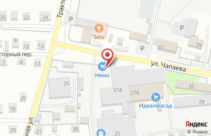 Строительно-торговая компания Универсал на улице Чапаева на карте