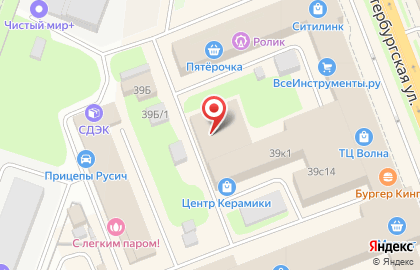 Швейный мир на Большой Санкт-Петербургской улице на карте