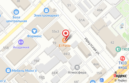 Кафе El Patio в Ворошиловском районе на карте