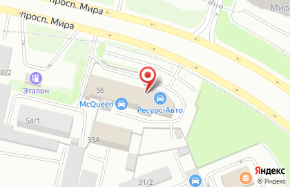 Магазин автозапчастей Вкруг на карте