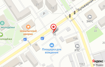 Автосалон Лада-С на Бульварной улице на карте