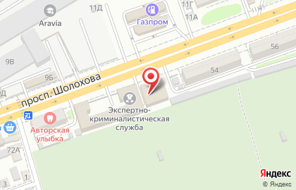 Форум-Мебель на проспекте Шолохова на карте