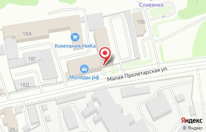 Рекламно-производственная компания Солнечный ветер в Ярославле на карте