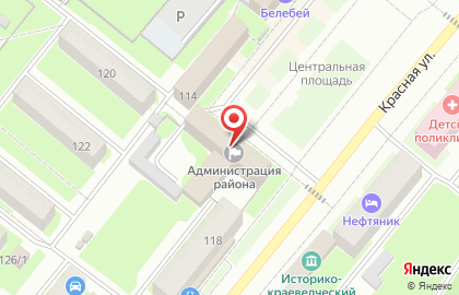 Управление социального развития муниципального района Белебеевский район Республики Башкортостан на карте